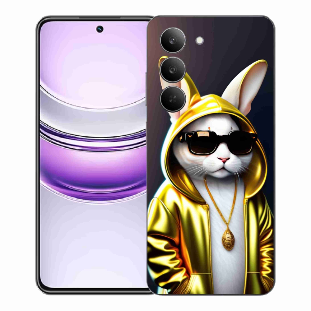 Gelový kryt mmCase na Realme 14x 5G - kočka boss