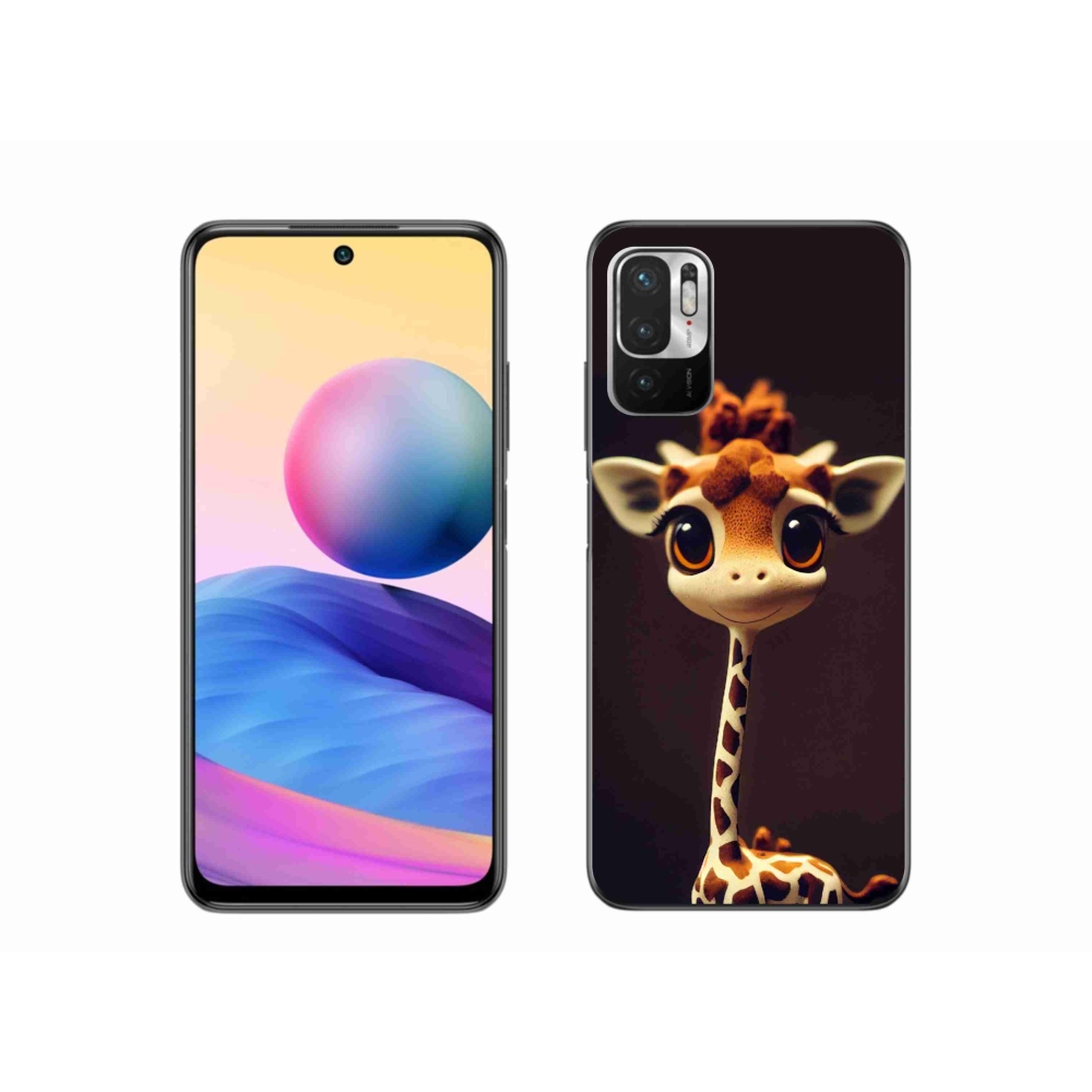 Gelový kryt mmCase na Xiaomi Poco M3 Pro/5G - malá žirafa