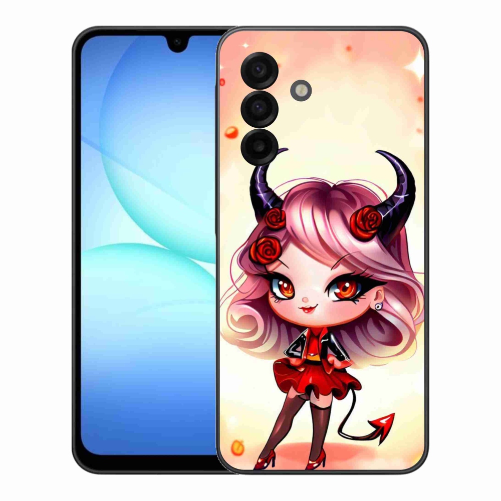 Gelový kryt mmCase na Samsung Galaxy A17 5G - kreslená čertice