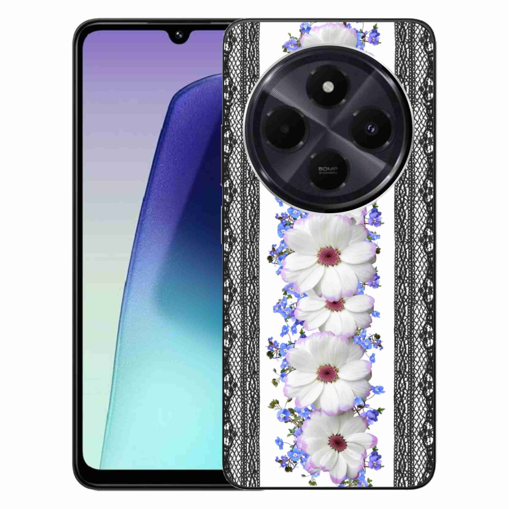 Gelový kryt mmCase na Xiaomi Redmi 14C/Poco C75 - květiny 8