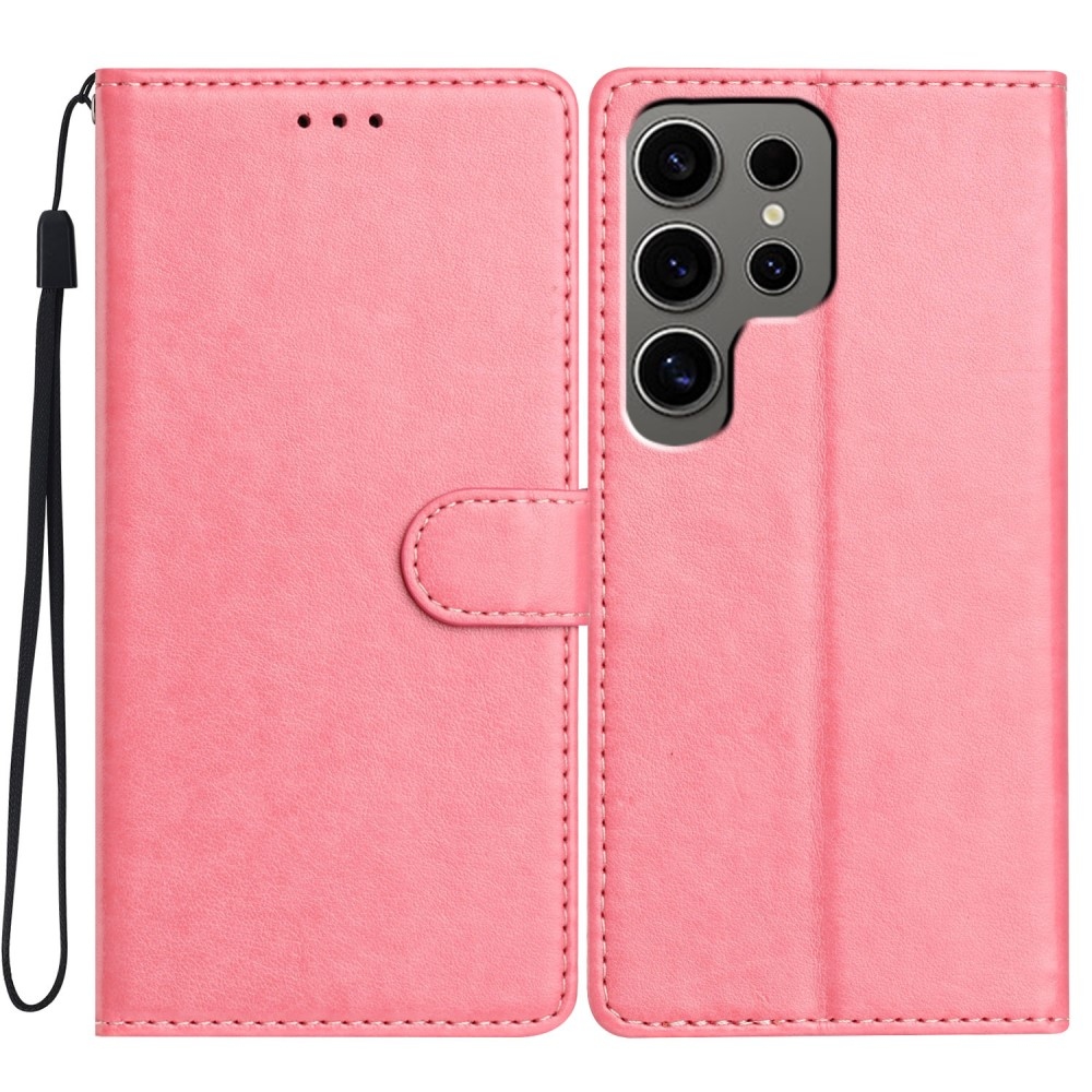 Clots knížkové pouzdro na Samsung Galaxy S25 Ultra - růžové