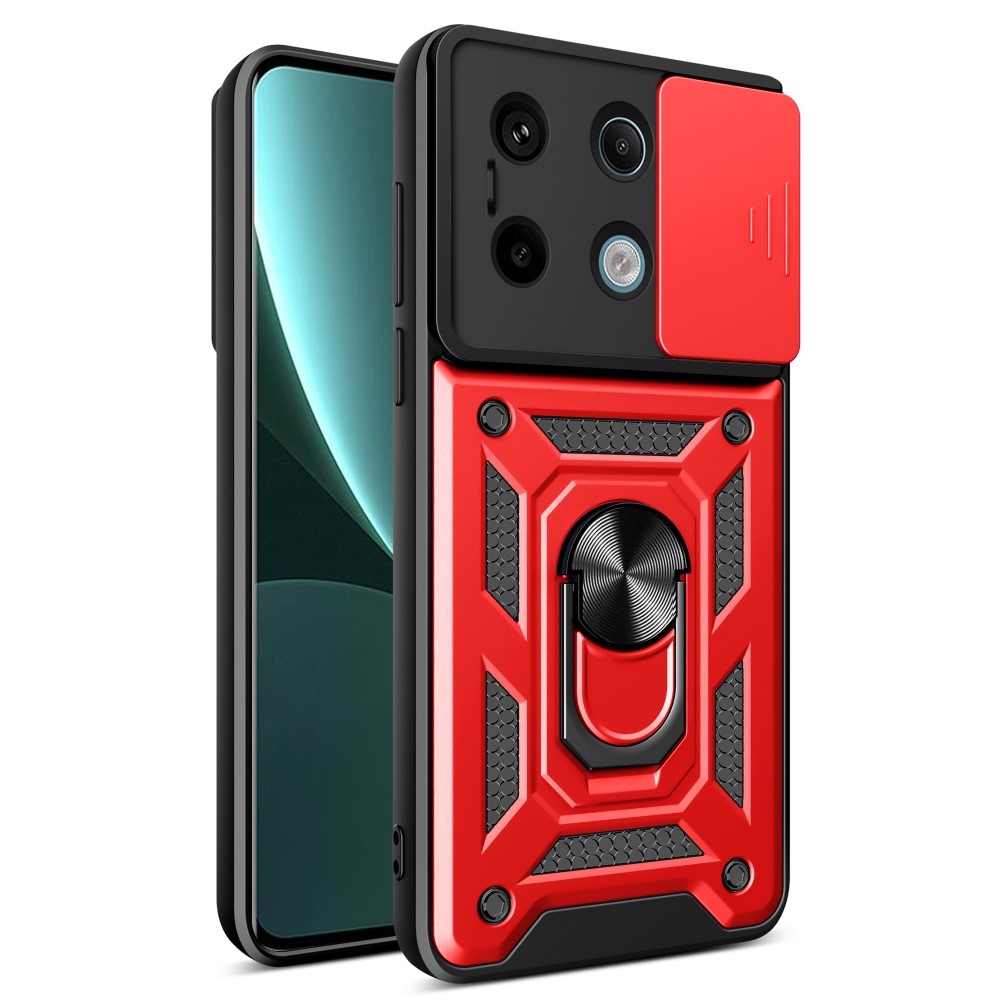 Slide odolný kryt na Xiaomi Redmi Note 13 Pro 5G/Poco X6 5G - červený