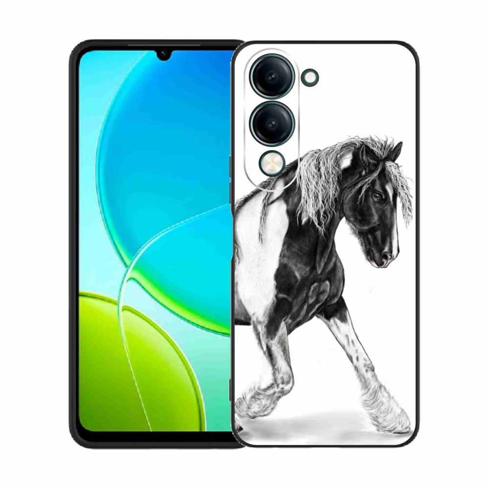 Gelový kryt mmCase na Vivo Y29s 5G - kůň