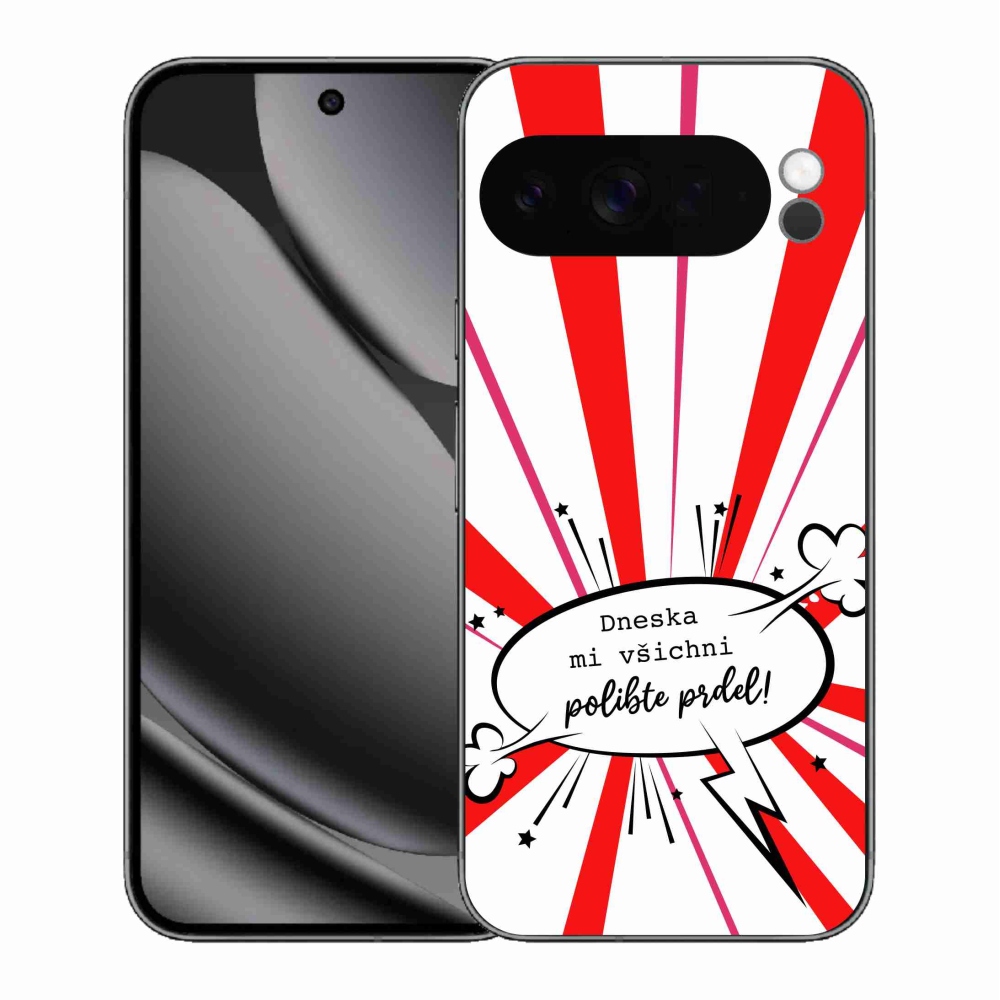 Gelový kryt mmCase na Google Pixel 10 Pro XL - vtipný text 15 bílé pozadí