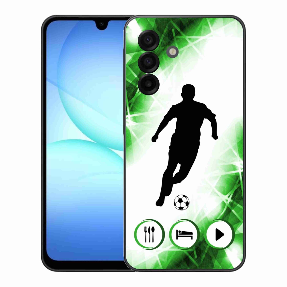 Gelový kryt mmCase na Samsung Galaxy A17 4G/5G - fotbalista
