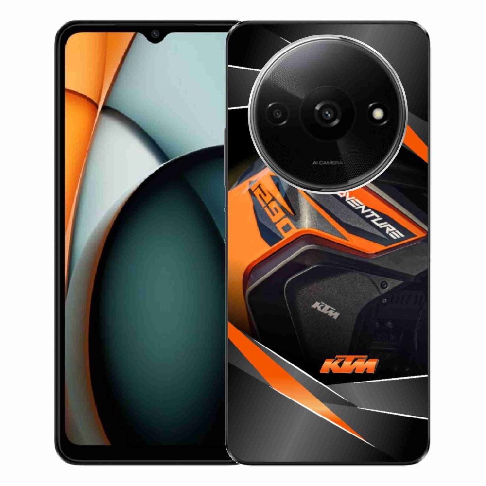 Gelový kryt mmCase na Xiaomi Redmi A3  - motorka ktm