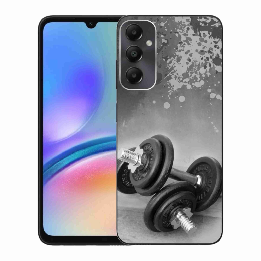 Gelový kryt mmCase na Samsung Galaxy A05s - činky 1