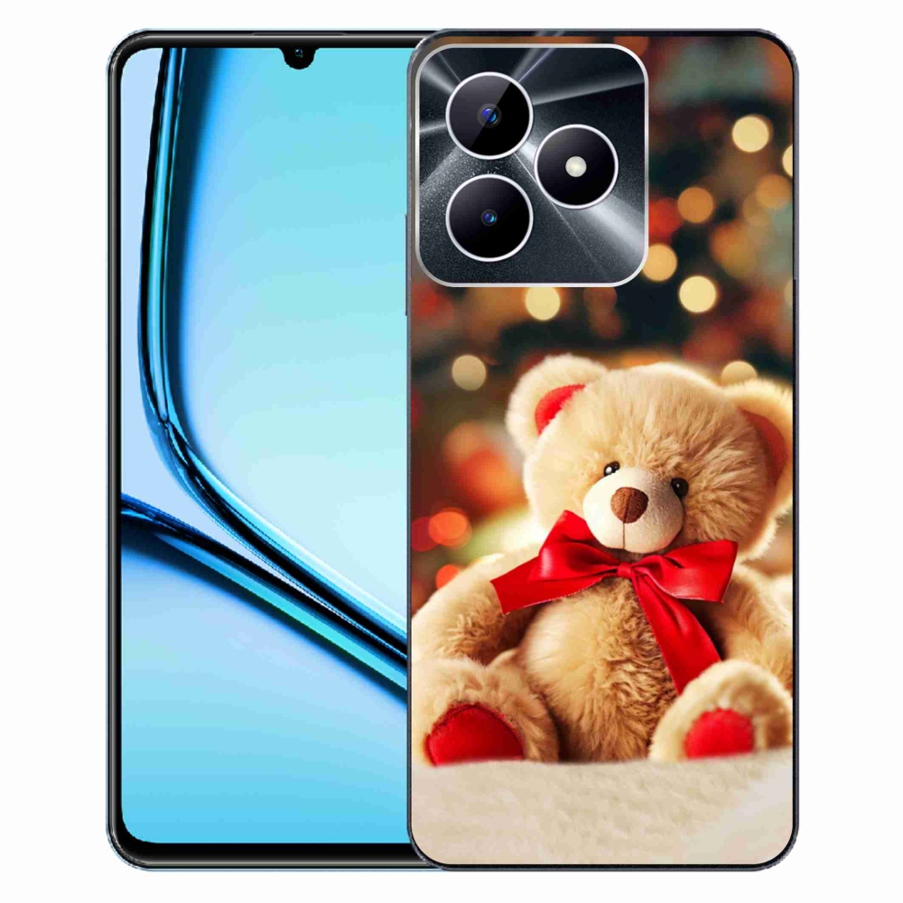 Gelový kryt mmCase na Realme Note 50 - plyšový medvídek