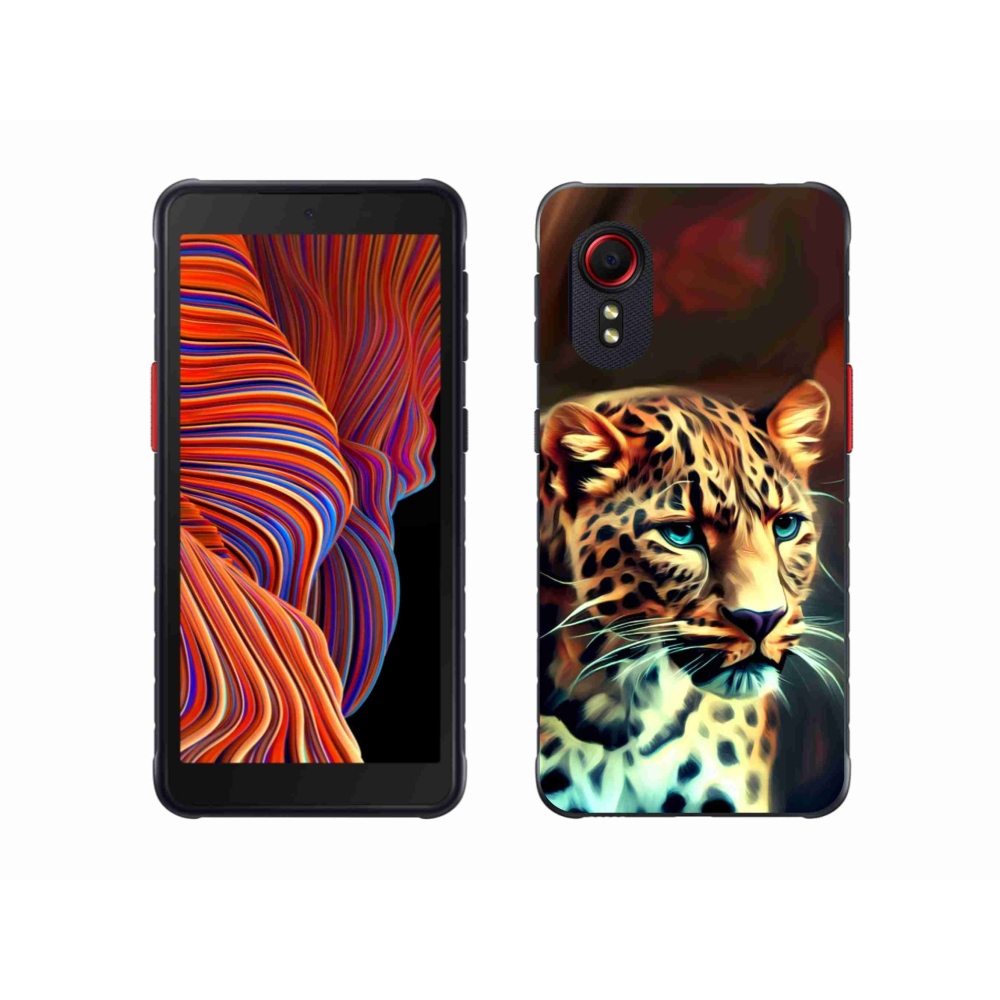 Gelový kryt mmCase na Samsung Galaxy Xcover 5 - leopard