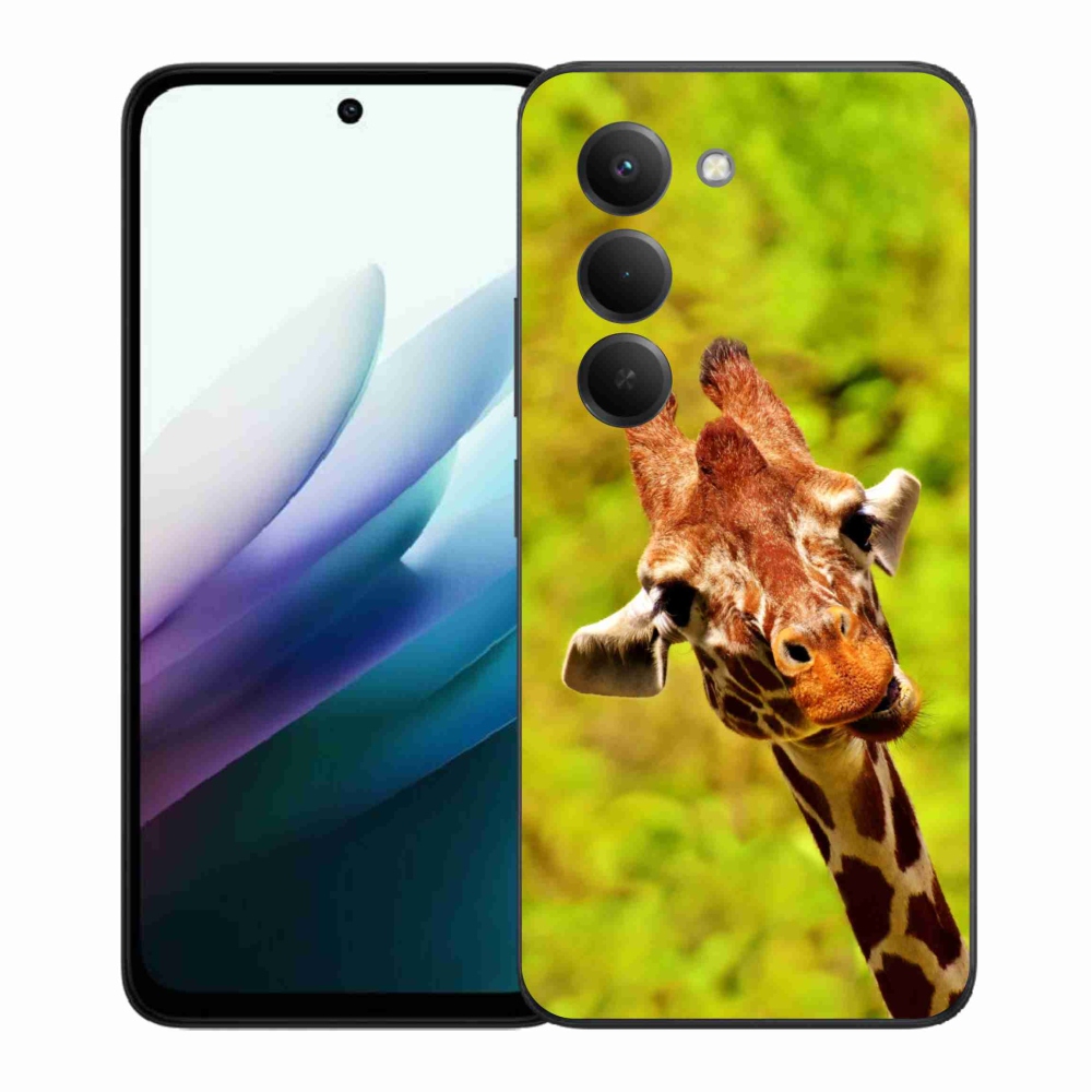 Gelový kryt mmCase na Xiaomi Redmi 15 4G/5G (171mm) - žirafa