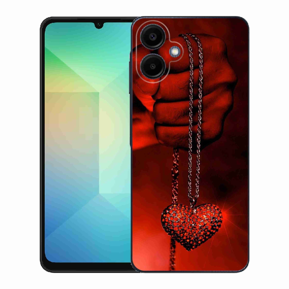 Gelový kryt mmCase na Samsung Galaxy A06 4G - náhrdelník
