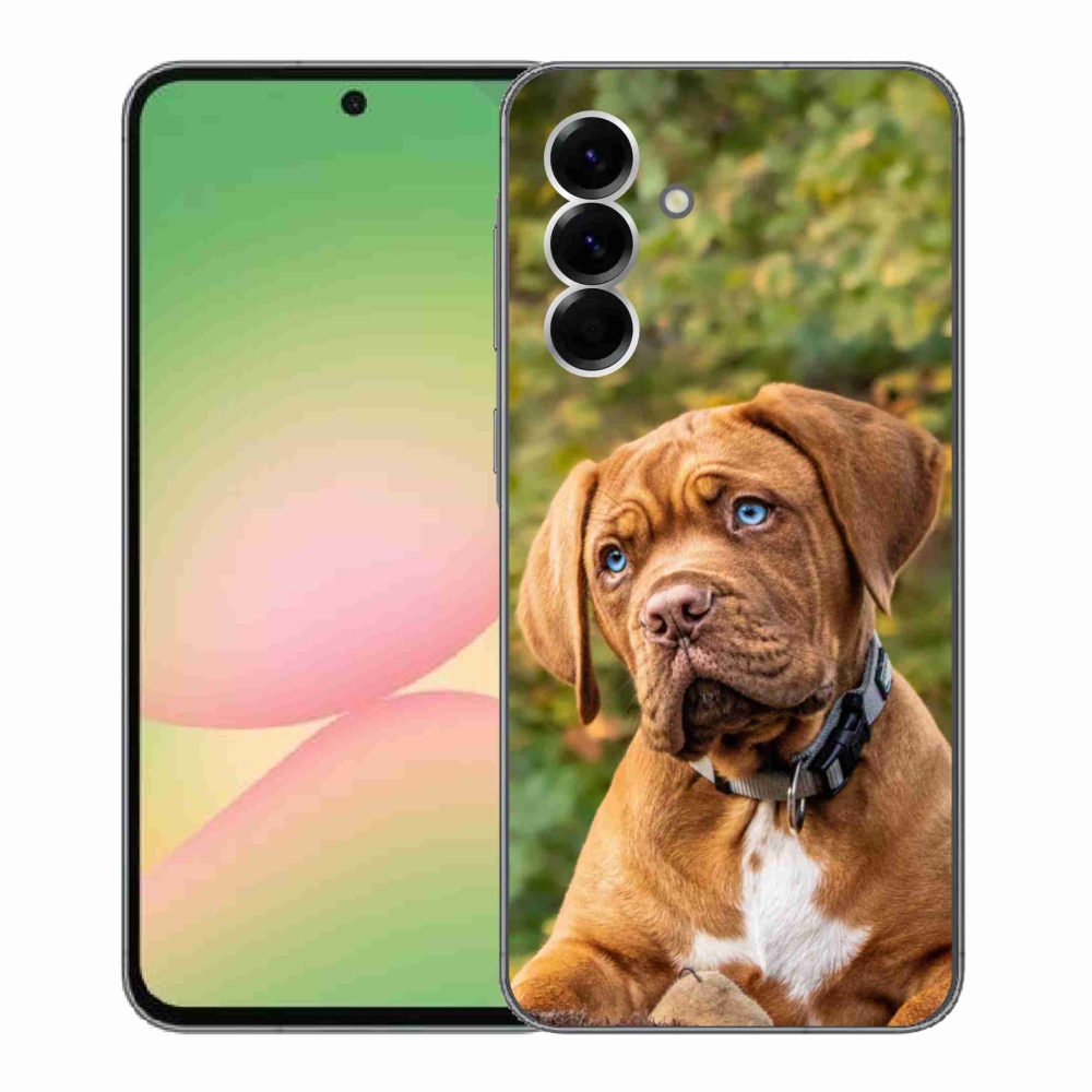 Gelový kryt mmCase na Samsung Galaxy A56 5G - štěně 