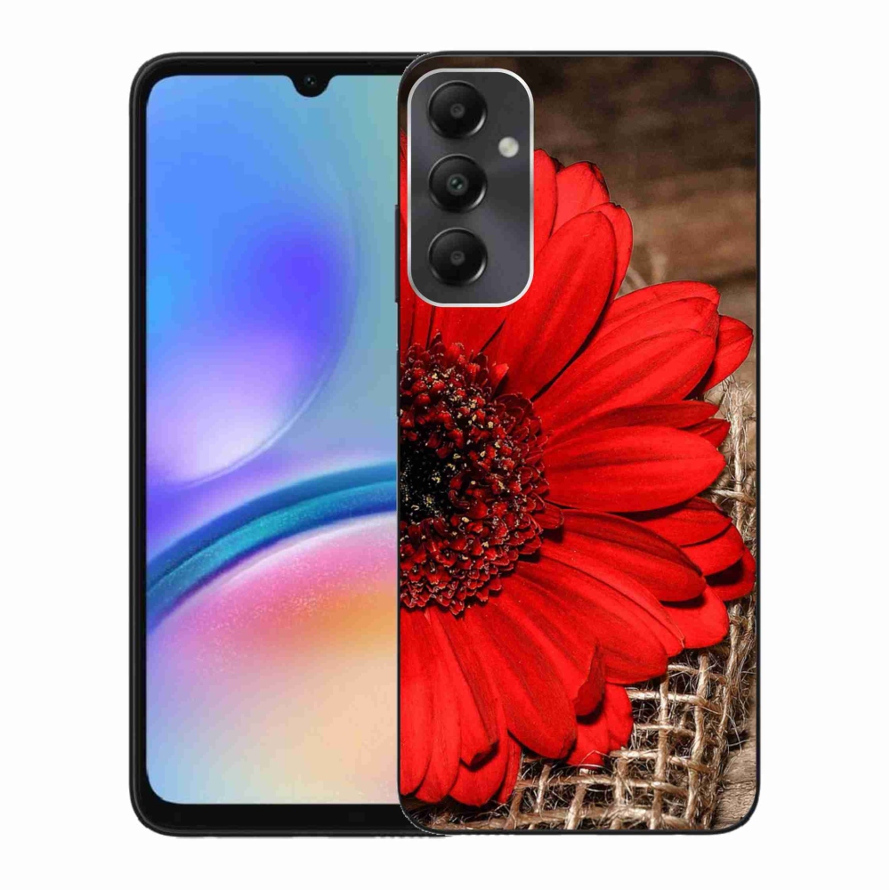 Gelový kryt mmCase na Samsung Galaxy A05s - gerbera