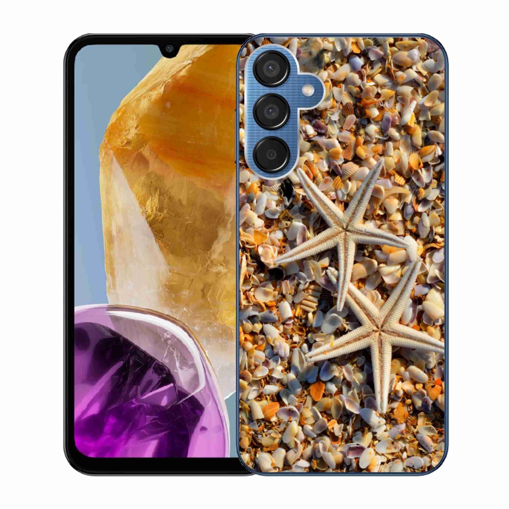 Gelový kryt mmCase na Samsung Galaxy M15 5G - mořské hvězdice