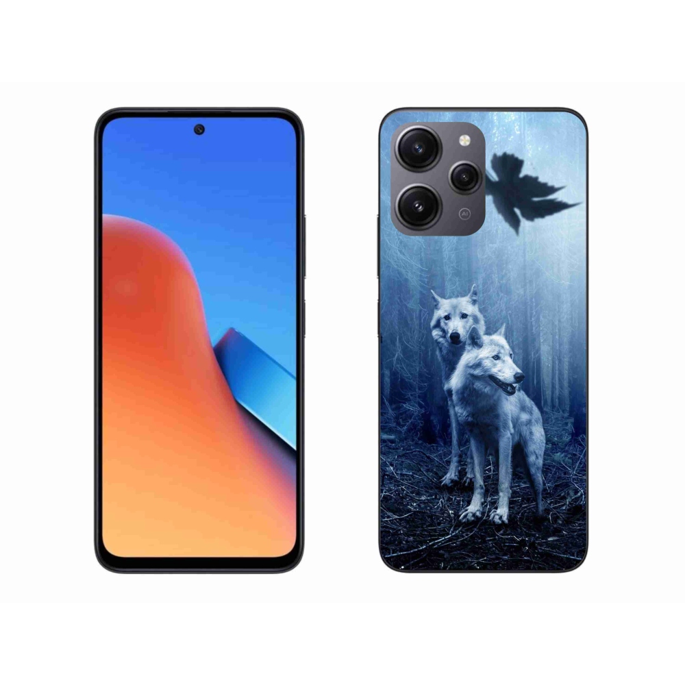 Gelový kryt mmCase na Xiaomi Redmi 12 - vlci v lese