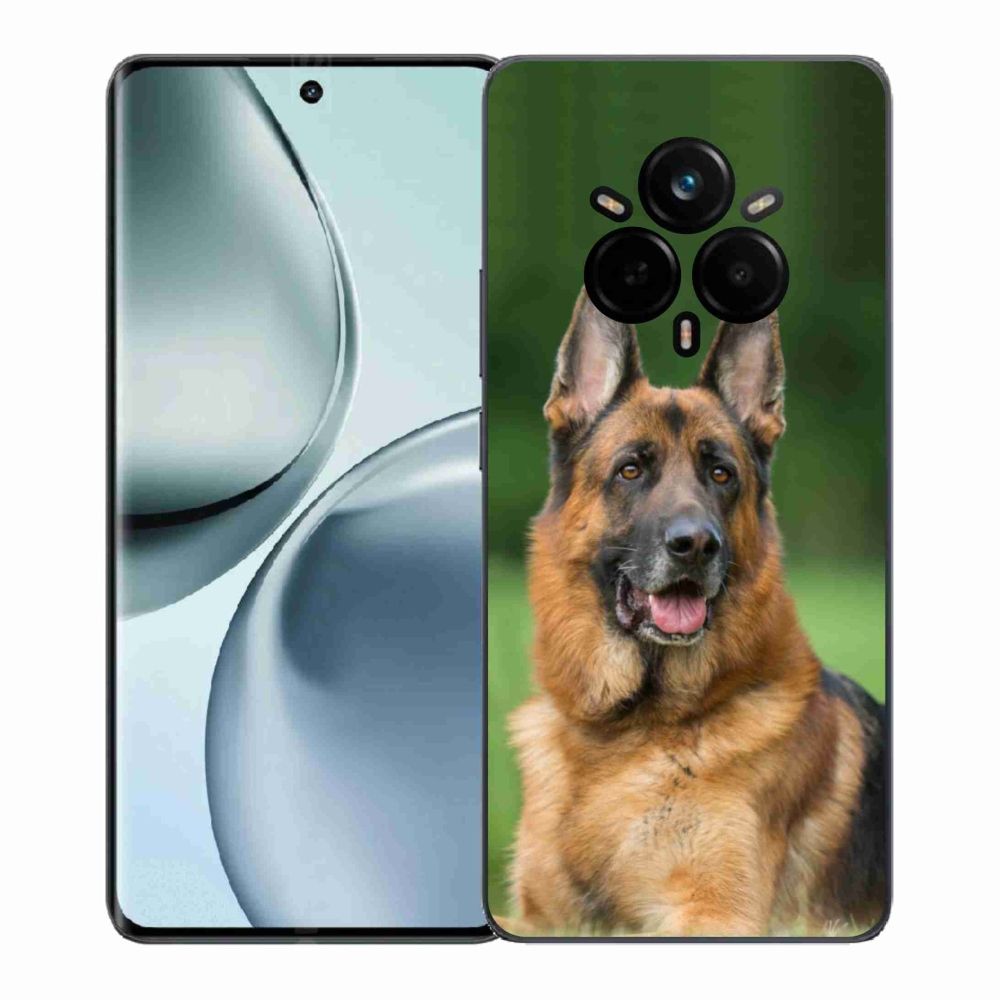 Gelový kryt mmCase na Realme 14 Pro+ 5G - německý ovčák