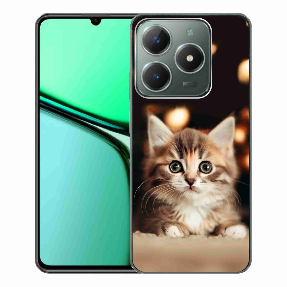 Gelový kryt mmCase na Realme C61 - roztomilé kotě 2