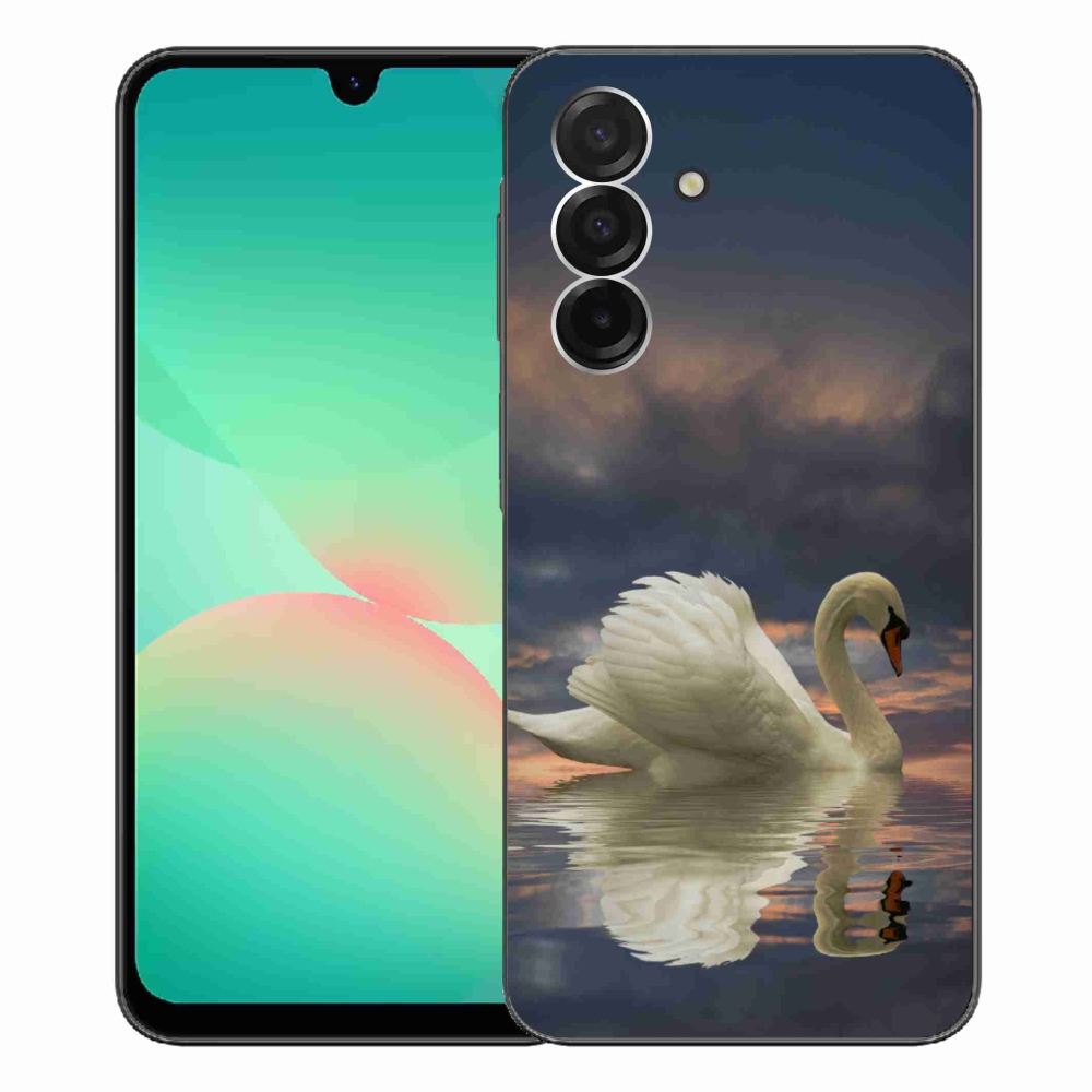 Gelový kryt mmCase na Samsung Galaxy A26 5G - labuť