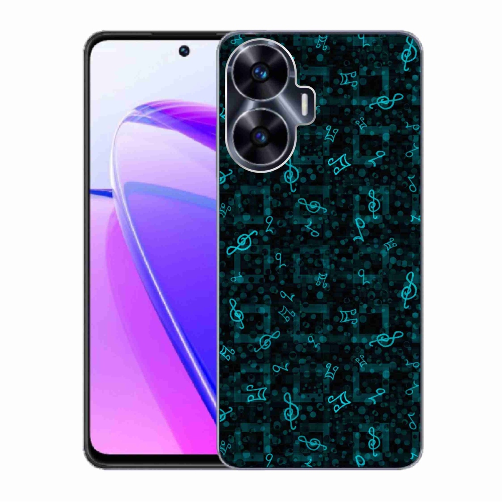 Gelový kryt mmCase na Realme C55 - noty 1