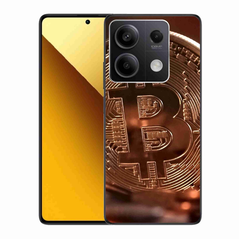 Gelový kryt mmCase na Xiaomi Redmi Note 13 5G - bitcoin