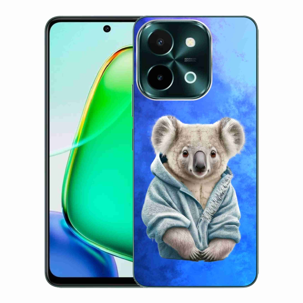 Gelový kryt mmCase na Vivo Y28 - koala ve svetru