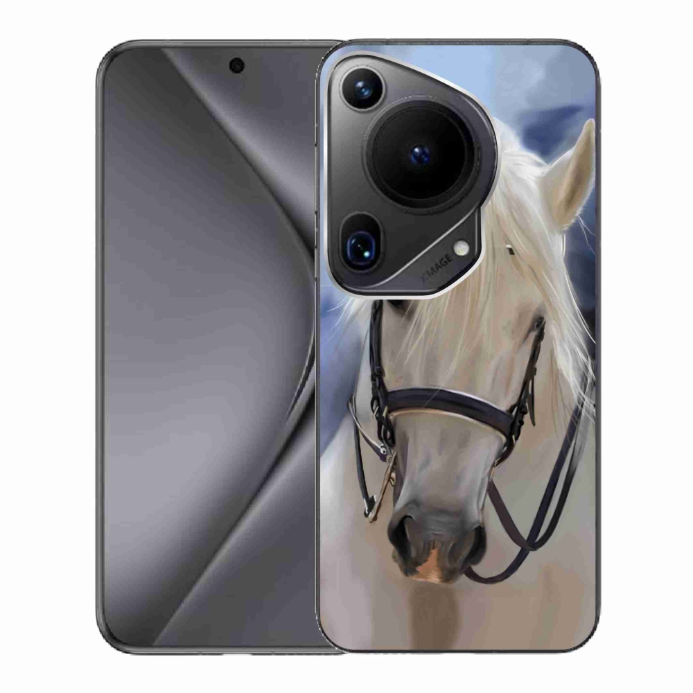 Gelový kryt mmCase na Huawei Pura 70 Ultra - bílý kůň