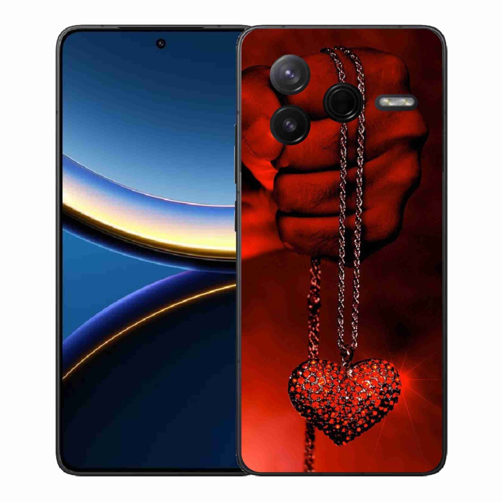 Gelový kryt mmCase na Xiaomi Poco F7 Pro - náhrdelník