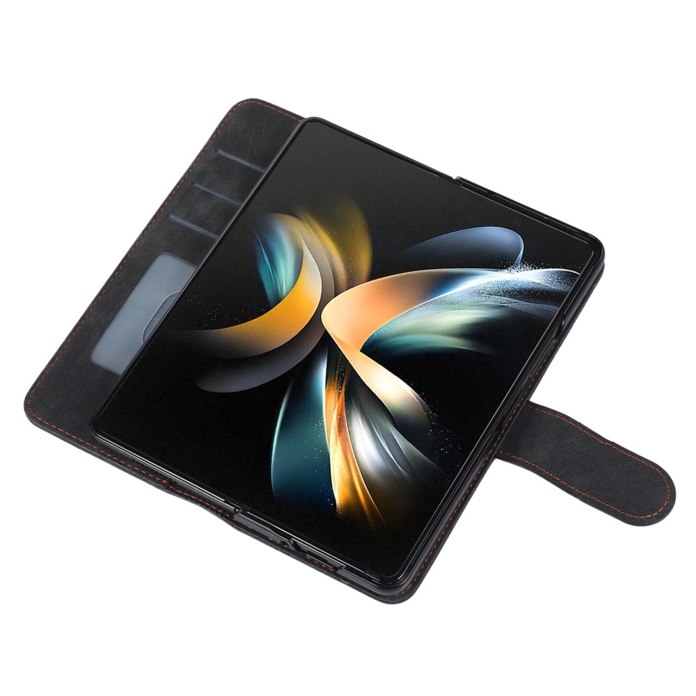 Wallet knížkové pouzdro na Samsung Galaxy Z Fold5 5G - černé