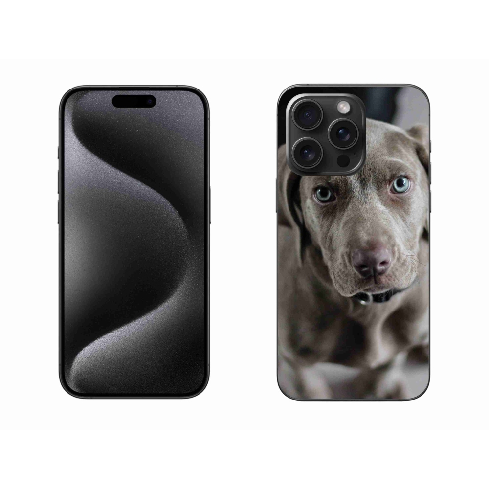 Gelový obal mmCase na iPhone 15 Pro Max - výmarský ohař