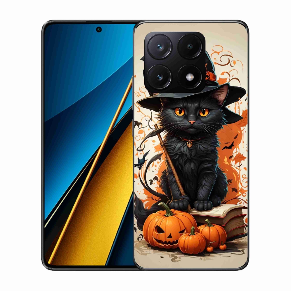 Gelový kryt mmCase na Xiaomi Poco X6 Pro 5G - kocour čaroděj