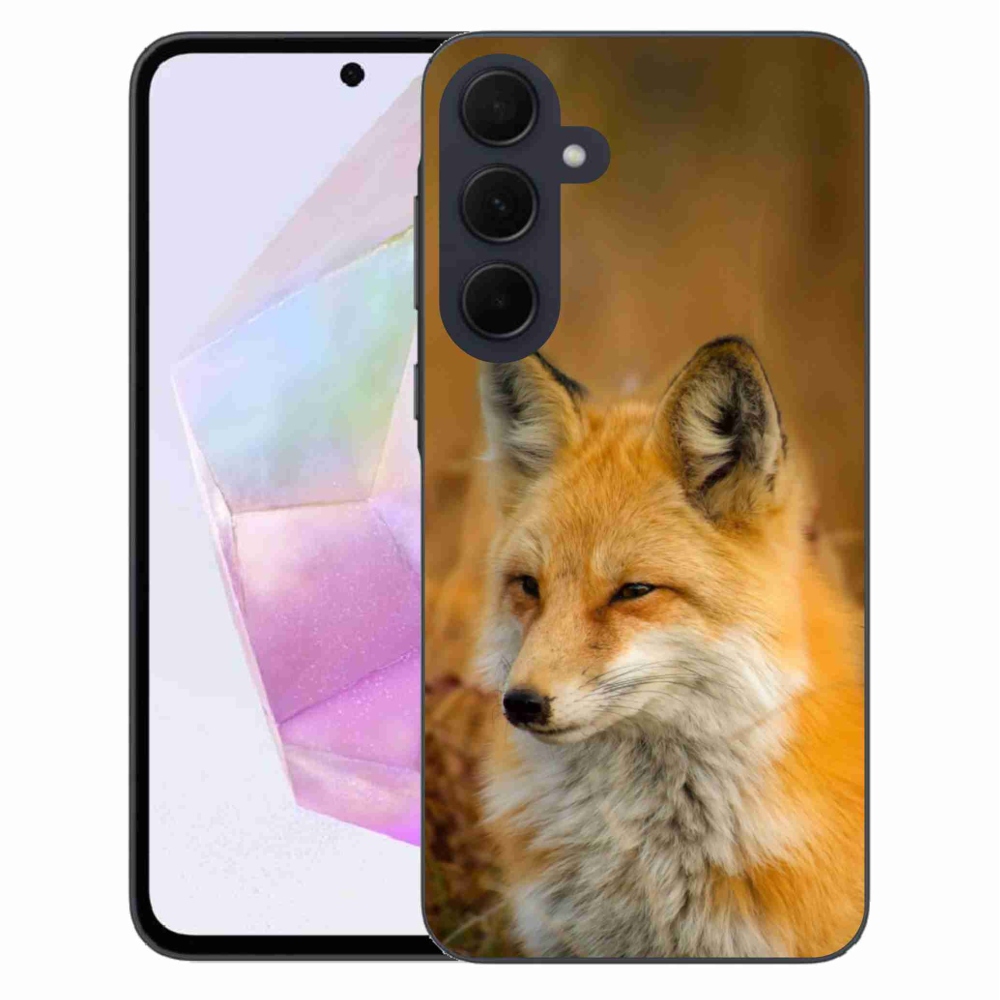 Gelový kryt mmCase na Samsung Galaxy A35 5G - liška