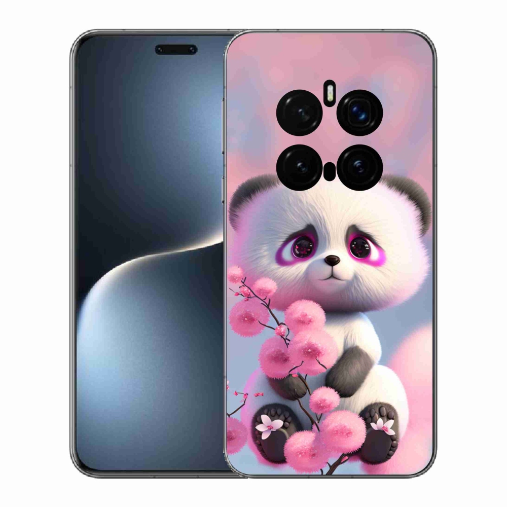 Gelový kryt mmCase na Honor Magic 7 Pro 5G - roztomilá panda 1