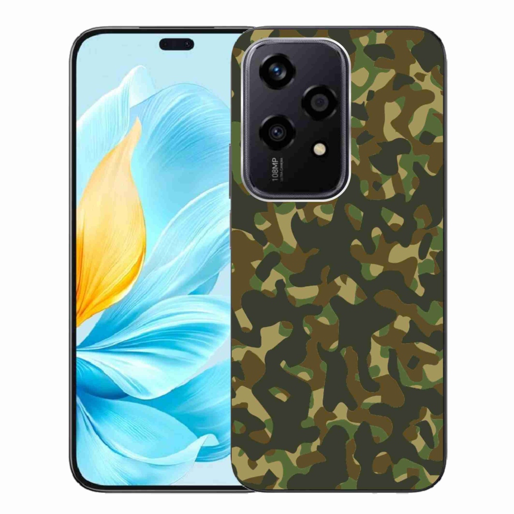 Gelový kryt mmCase na Honor 200 Lite 5G - maskáčový vzor 1