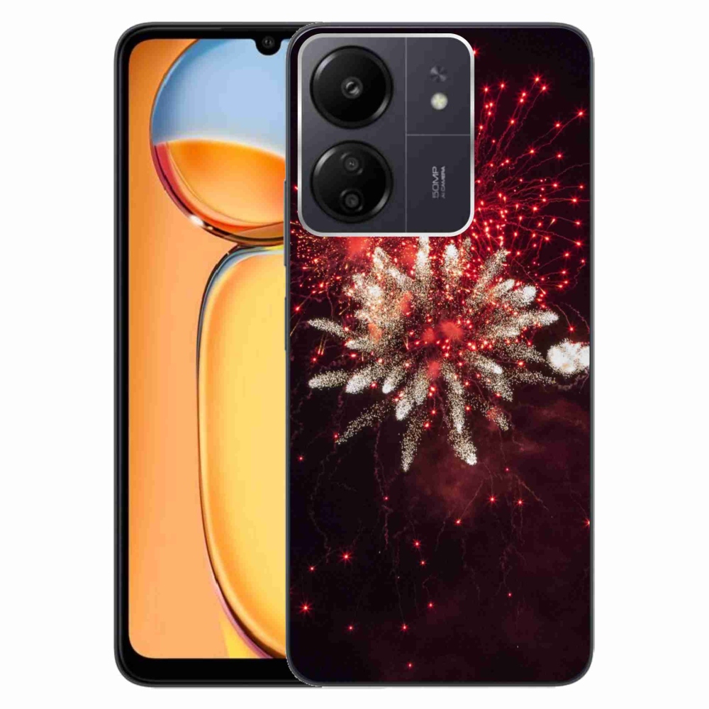 Gelový kryt mmCase na Xiaomi Poco C65/Redmi 13C - ohňostroj