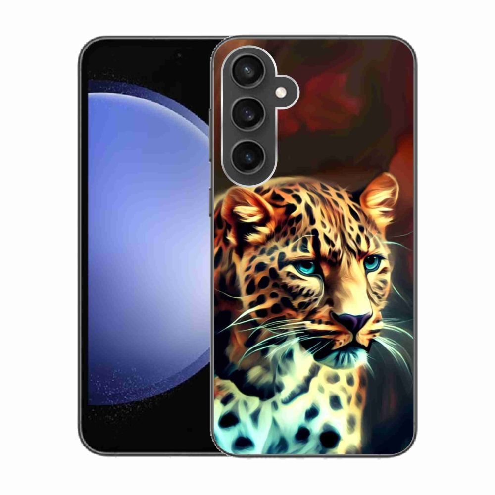 Gelový kryt mmCase na Samsung Galaxy S23 FE - leopard