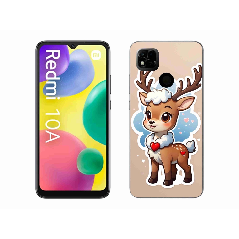 Gelový kryt mmCase na Xiaomi Redmi 10A - kreslený sob