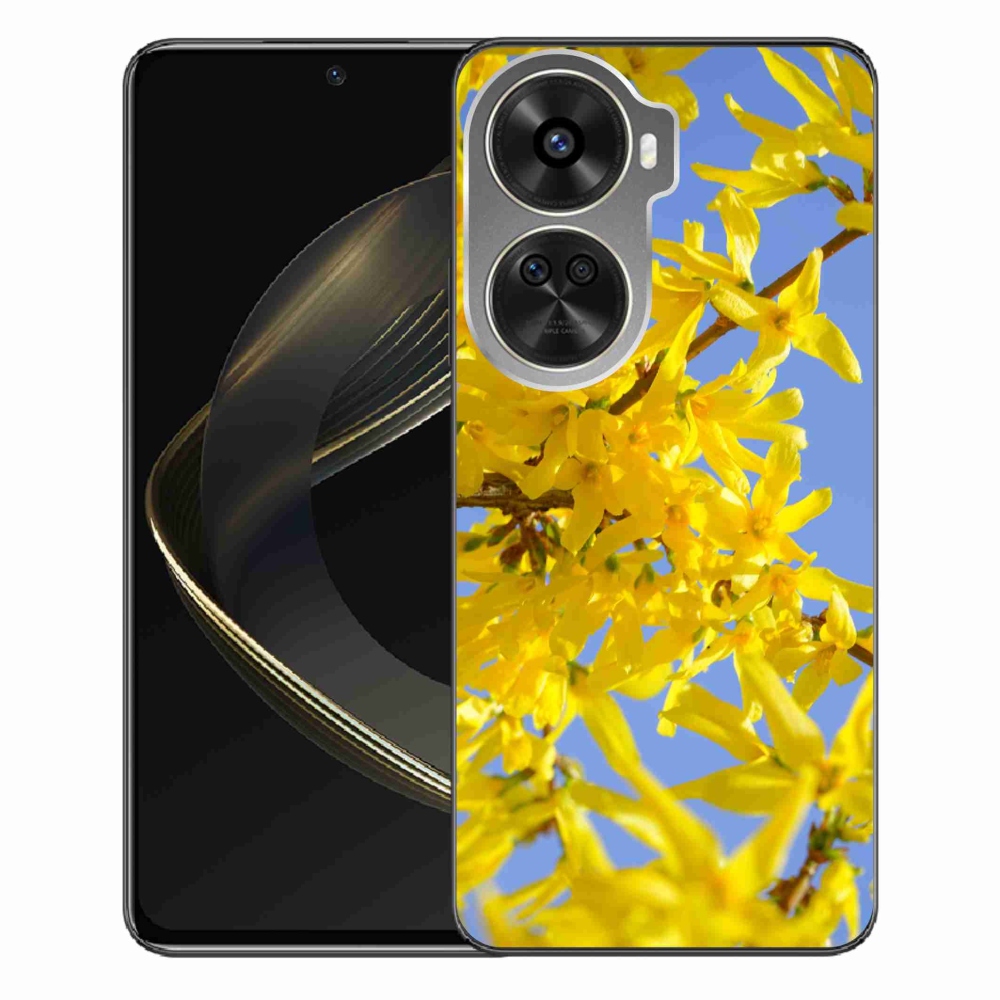 Gelový kryt mmCase na Huawei Nova 12 SE - žluté květy