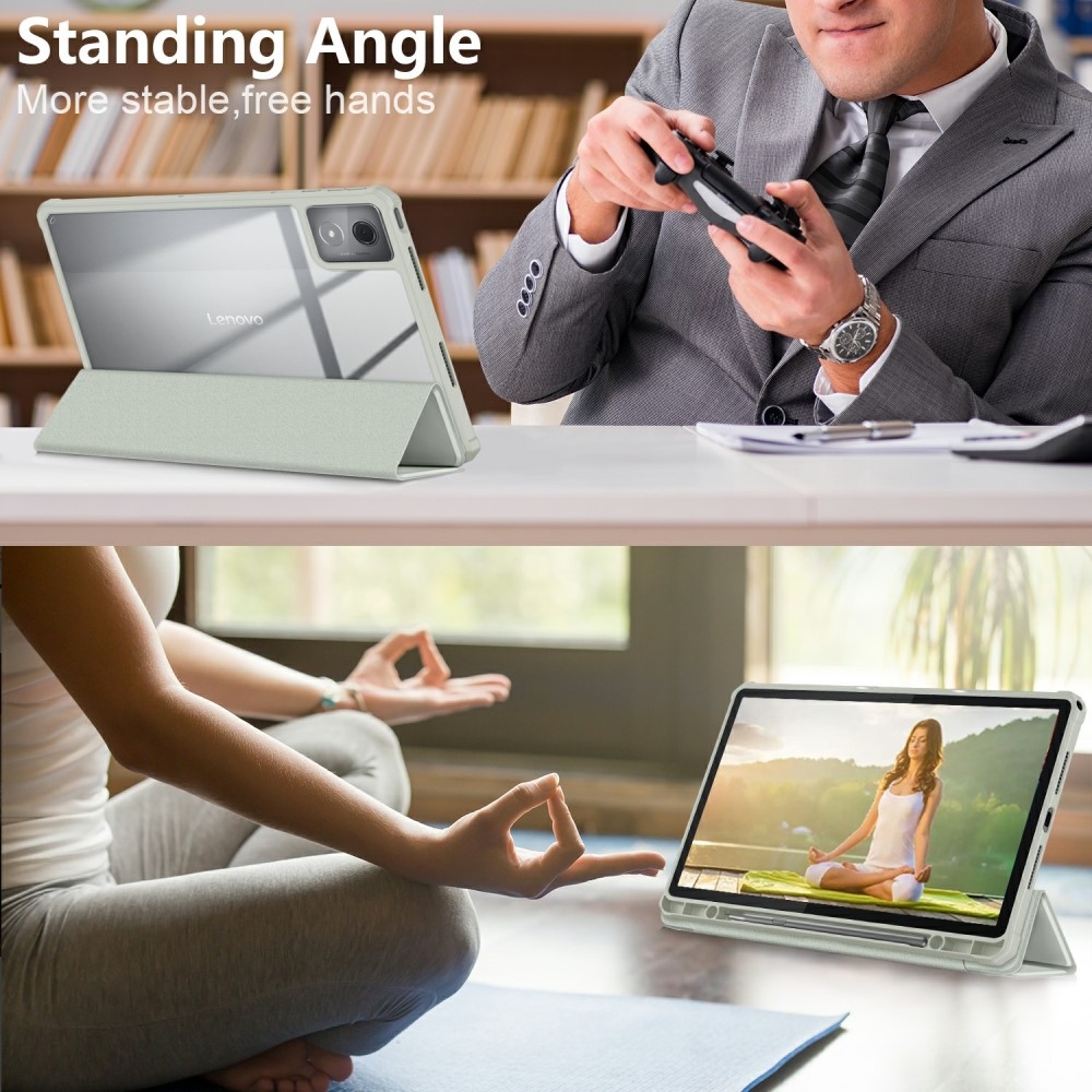 Case chytré zavírací pouzdro na tablet Lenovo Tab K11 Plus - šedé