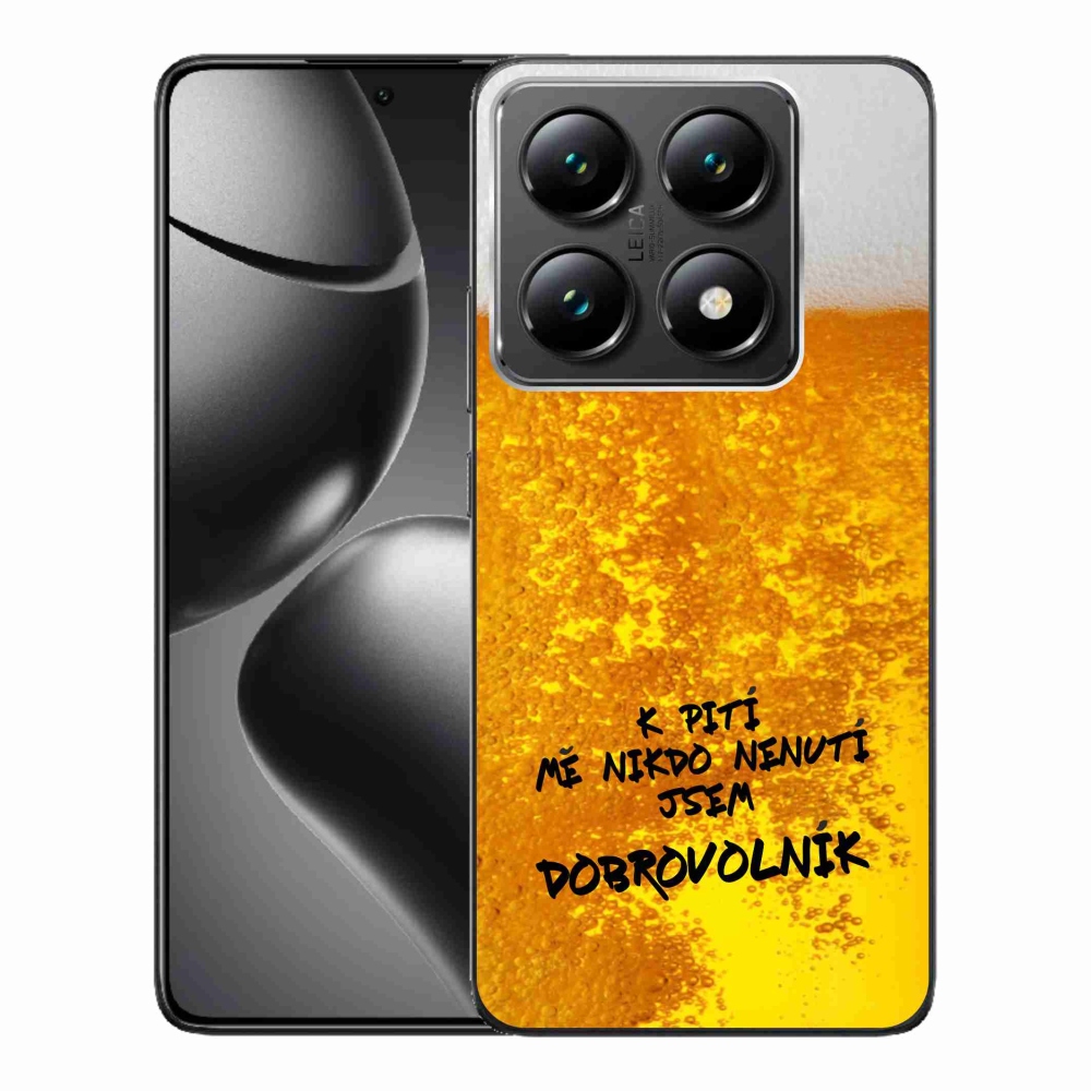 Gelový kryt mmCase na Xiaomi 14T Pro - pivní motiv 4