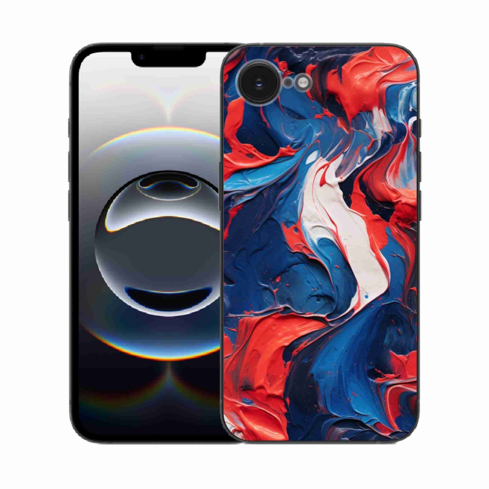 Gelový kryt mmCase na iPhone 16e - abstraktní motiv 7