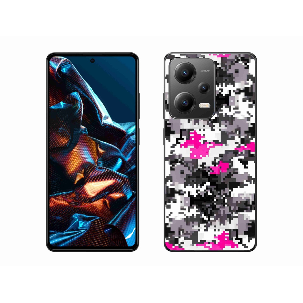 Gelový kryt mmCase na Xiaomi Redmi Note 12 Pro 5G - maskáčový vzor 4