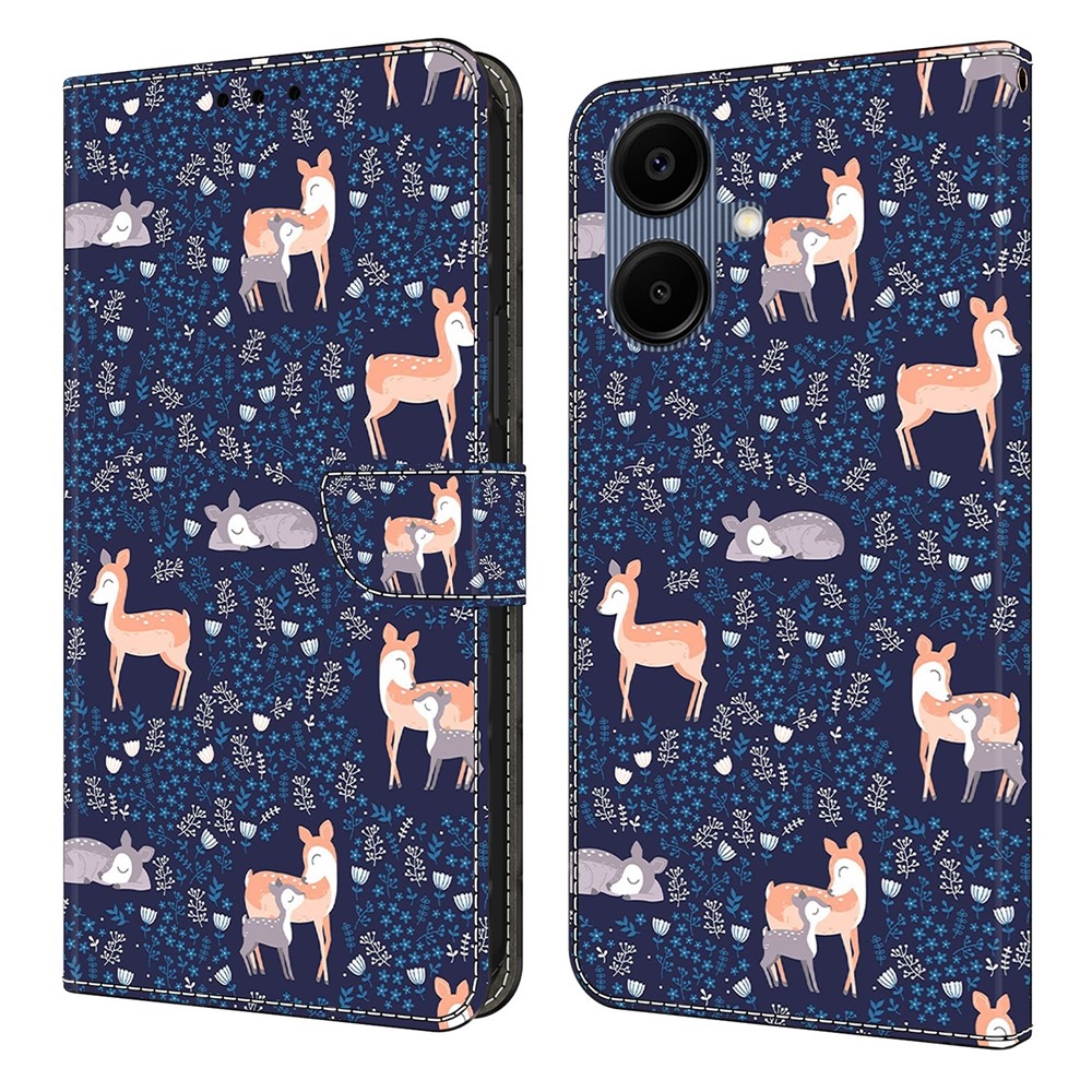 Smooth knížkové pouzdro na Samsung Galaxy A07 4G - srnky