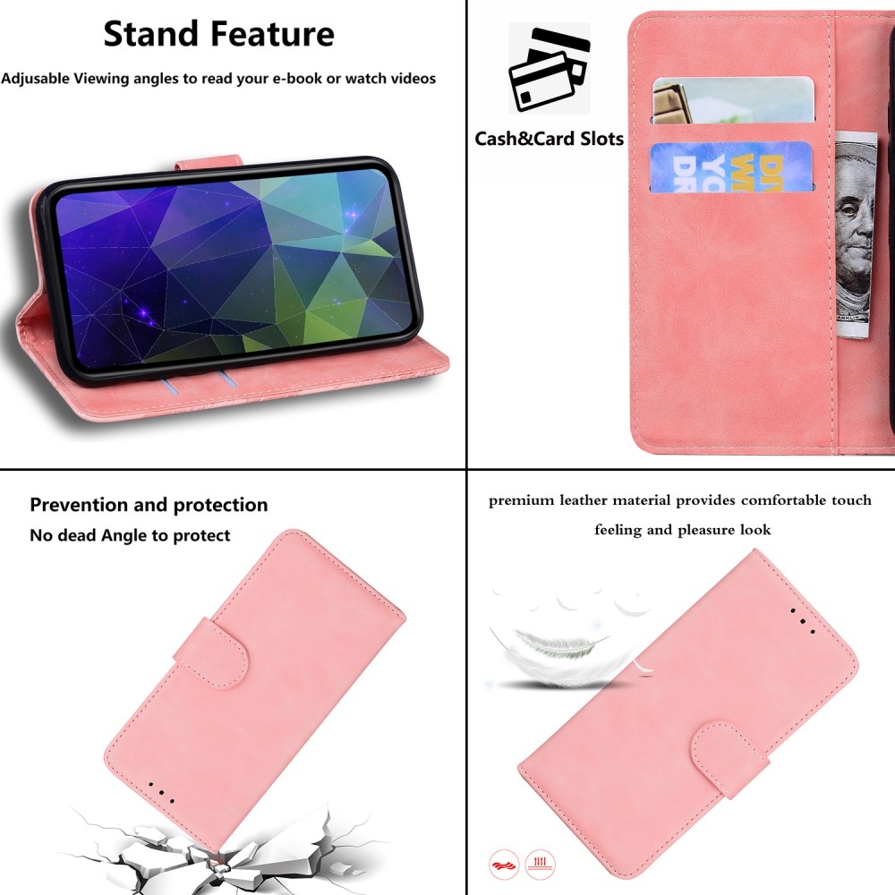 Solid knížkové pouzdro na Realme 12 5G/12x 5G - růžové