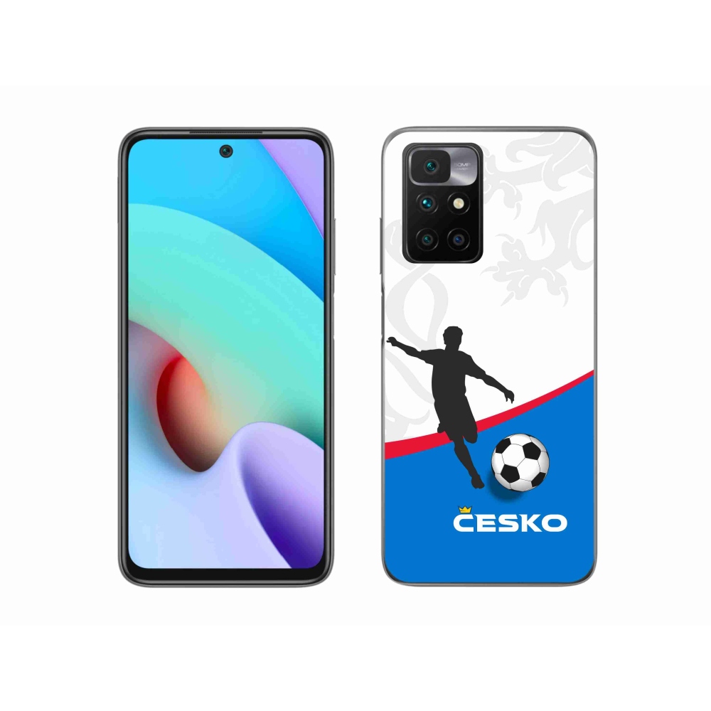 Gelový kryt mmCase na Xiaomi Redmi 10/Redmi 10 (2022) - fotbal Česko 1