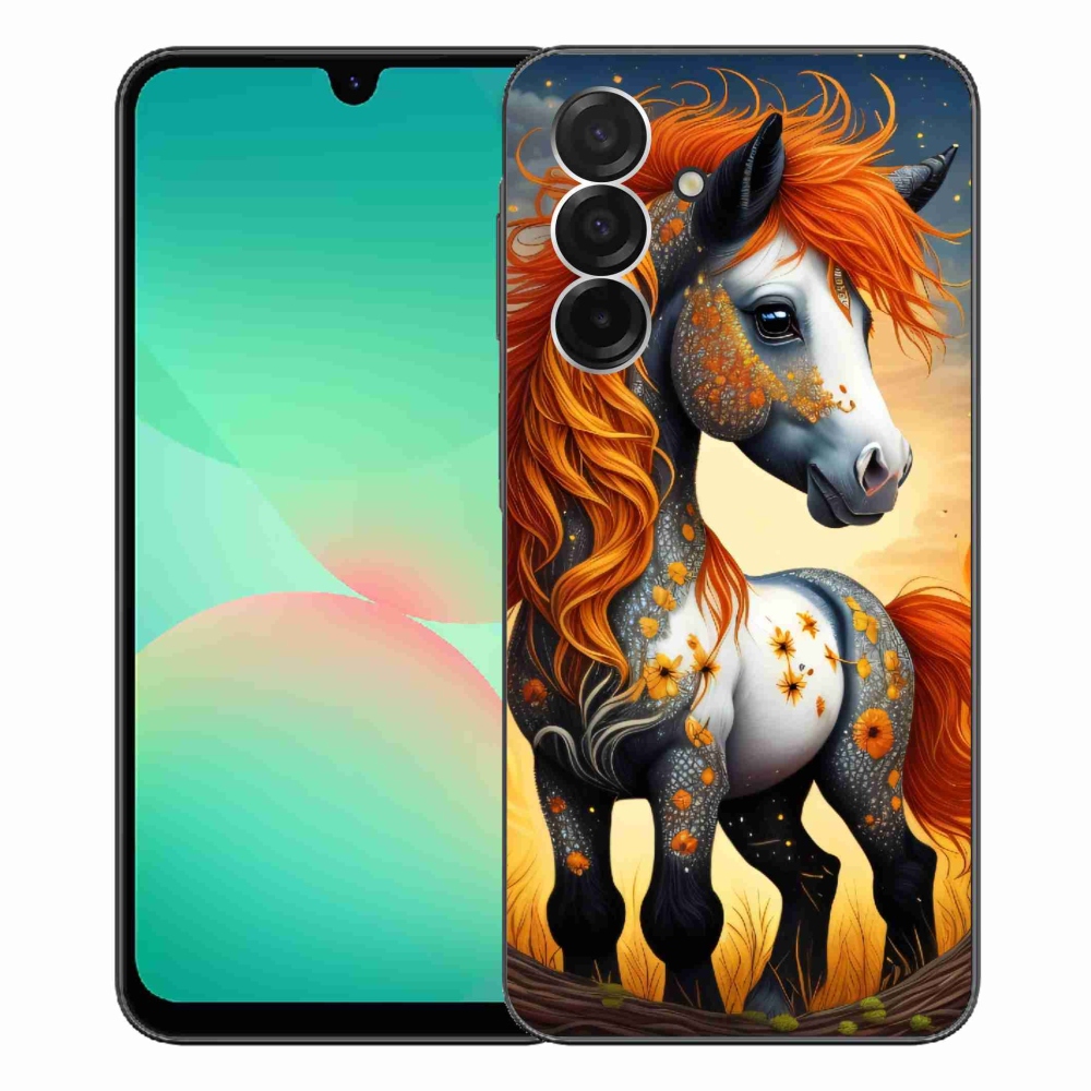 Gelový kryt mmCase na Samsung Galaxy A26 5G - barevný poník