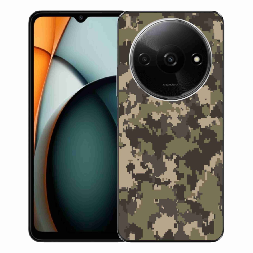 Gelový kryt mmCase na Xiaomi Redmi A3 - maskáčový vzor 12