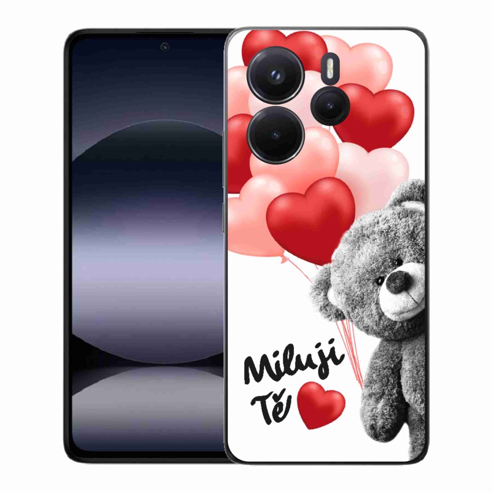 Gelový kryt mmCase na Xiaomi Redmi Note 14 - miluji Tě