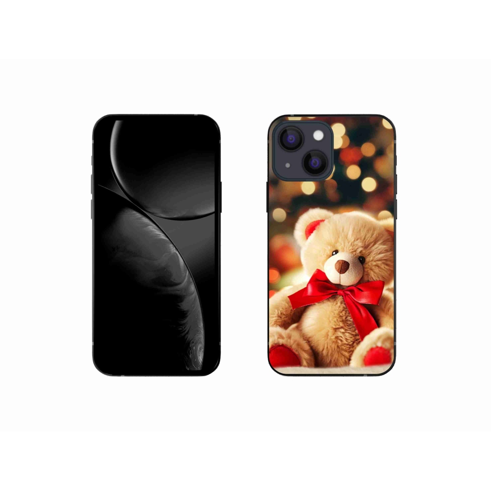 Gelový kryt mmCase na iPhone 13 mini 5.4 - plyšový medvídek