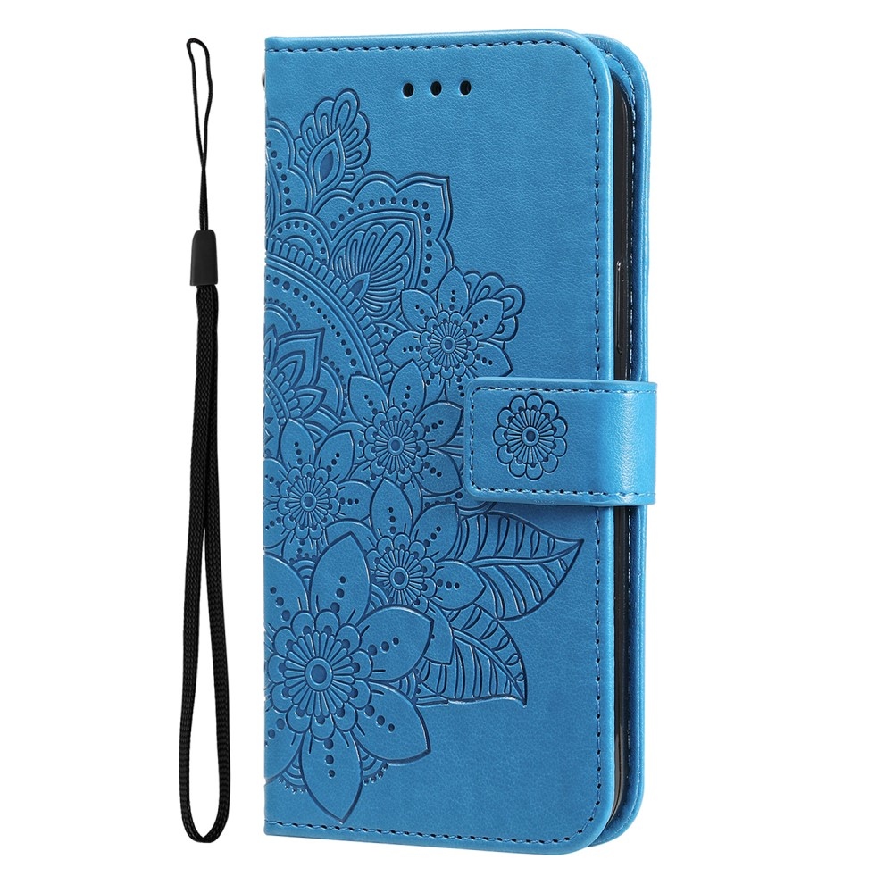 Mandala knížkové pouzdro na Samsung Galaxy A36 5G - modré