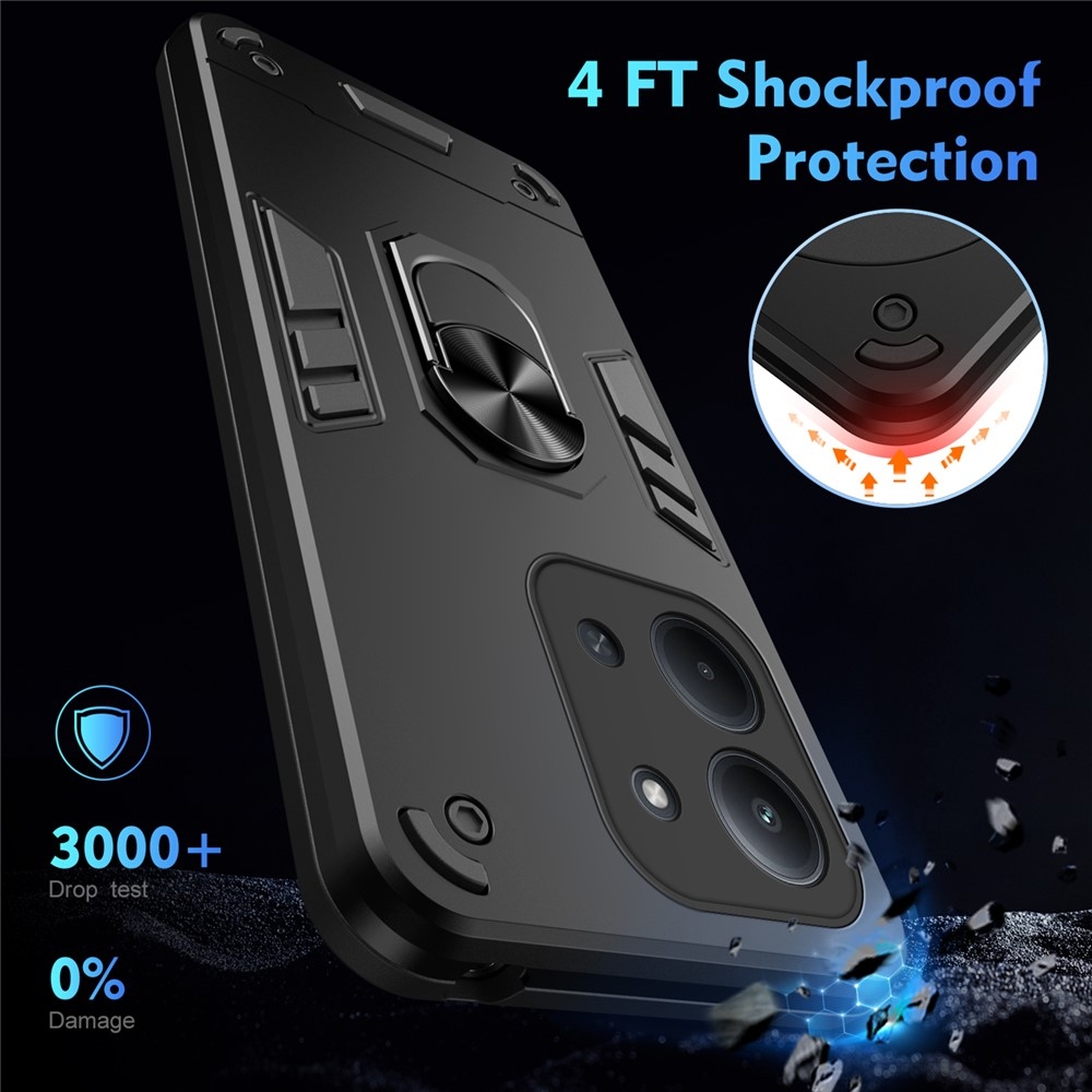 Defend odolný kryt na Xiaomi Redmi 15C 4G (171mm)/Poco C85 4G (171mm) - černý